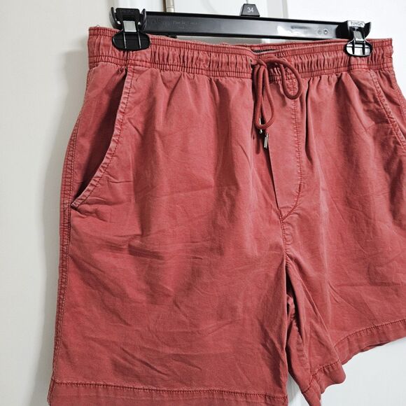 American Eagle Flex Trekker Jogger Shorts Men's Medium (30x6) Faded Red Pockets - Picture 5 of 10